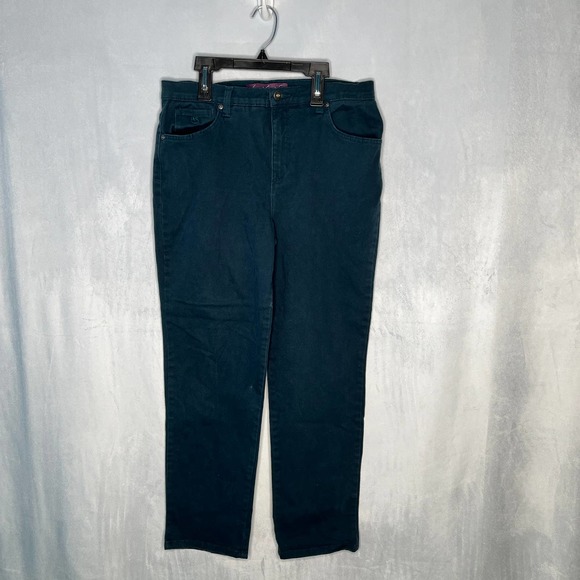 Gloria Vanderbilt Jeans Deep Teal Amanda 10 - Picture 1 of 4